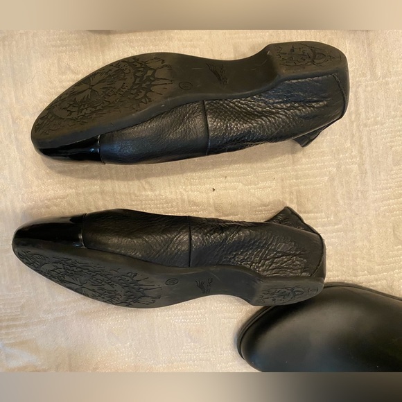 Dansko ballerina flats black leather size 39 - Picture 2 of 3
